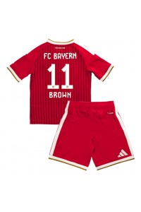 Bayern Munich Nathaniel Brown #11 Jalkapallovaatteet Lasten Kotipeliasu 2026-27 Lyhythihainen (+ Lyhyet housut)